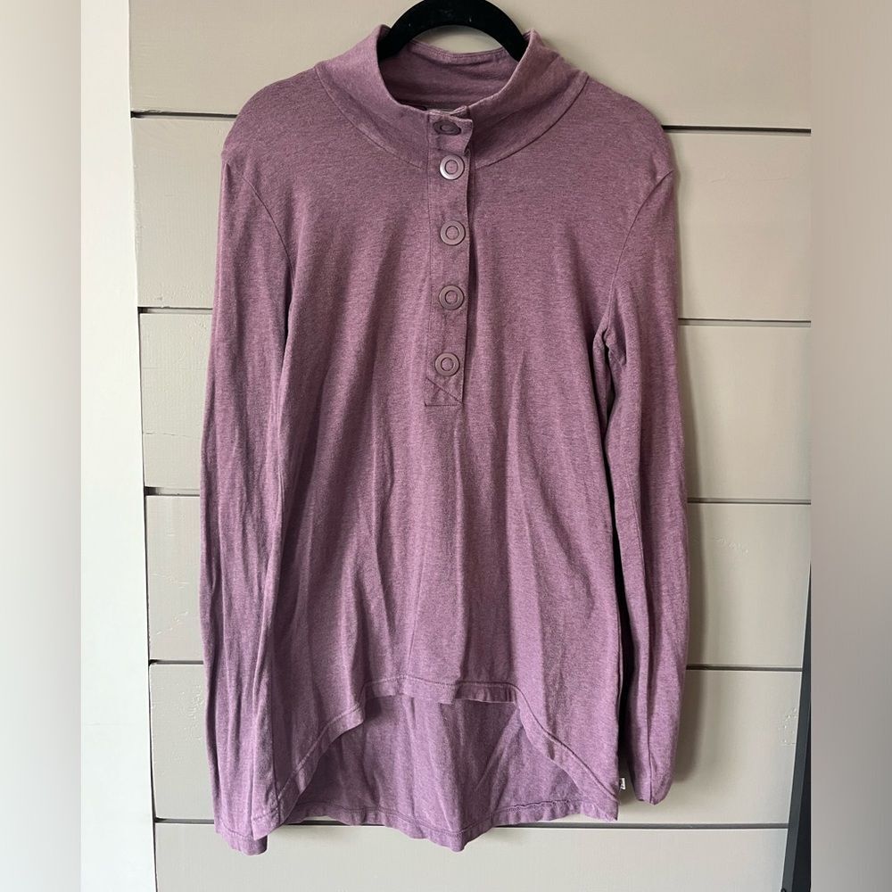 Merrell Marcy Snap Pullover Top Size Small Womens Wisteria Purple EUC